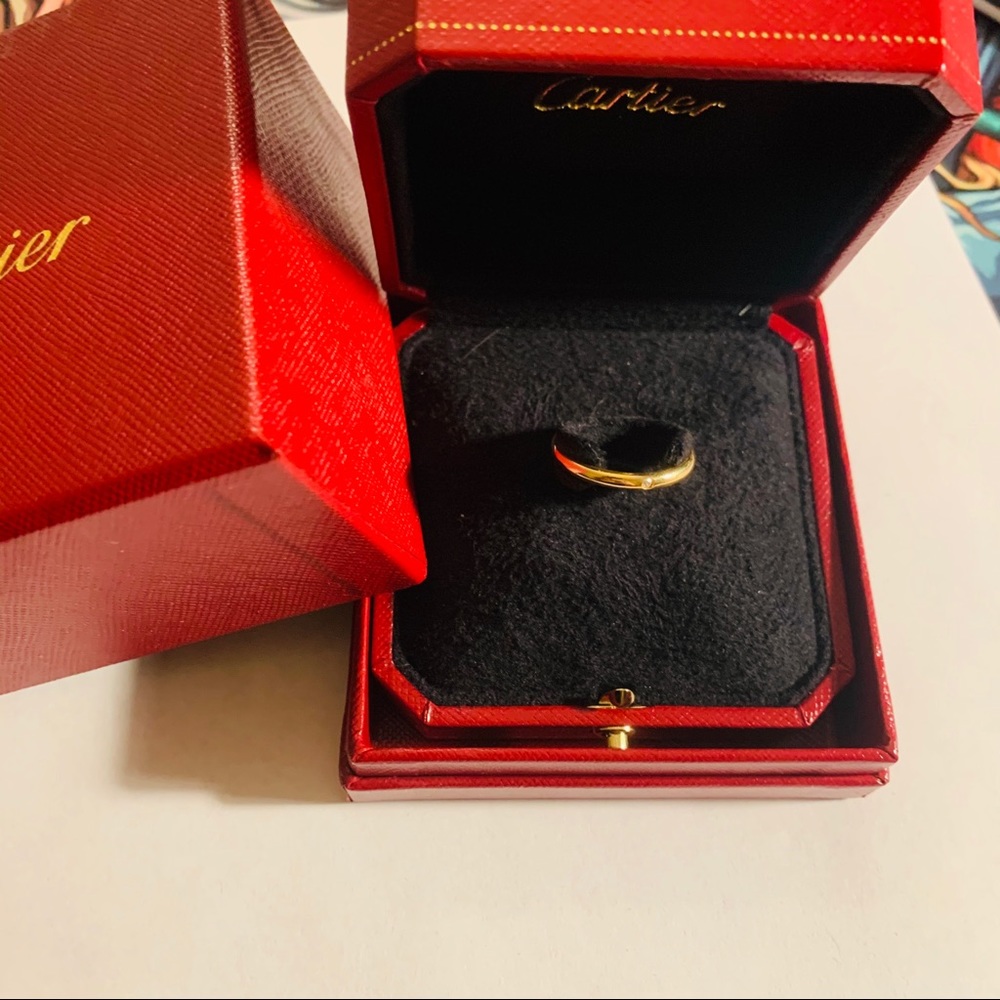 Cartier gold wedding/engagement ring